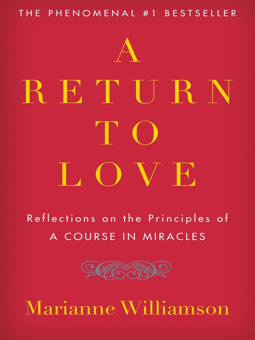 Title details for A Return to Love by Marianne Williamson - Available